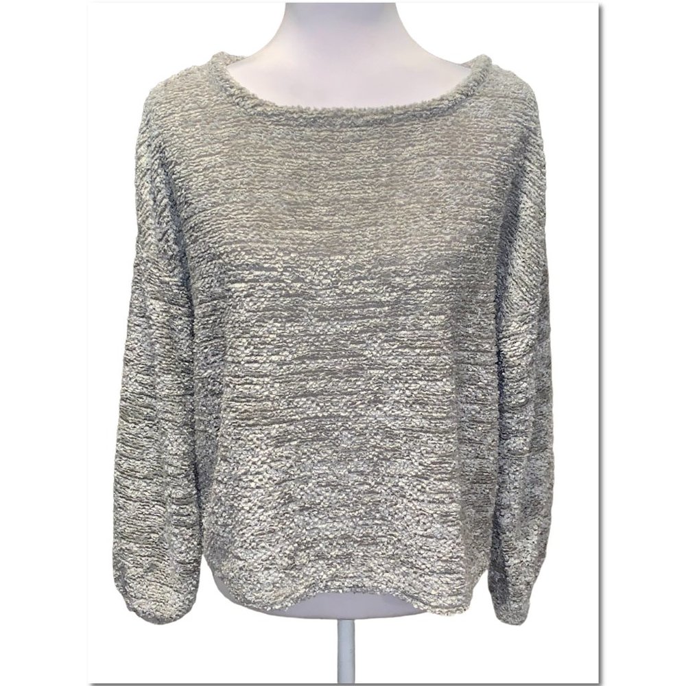 LC Lauren Conrad Silver Gray Sweater Size Medium EUC